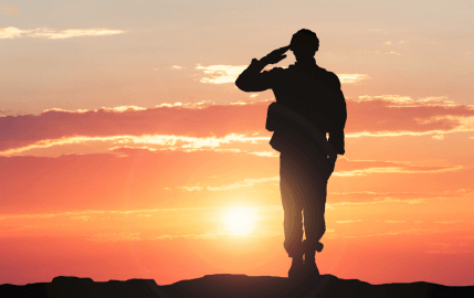 Soldier Saluting 